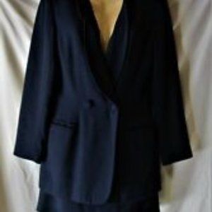 Women's Navy Skirt Suit Size 8